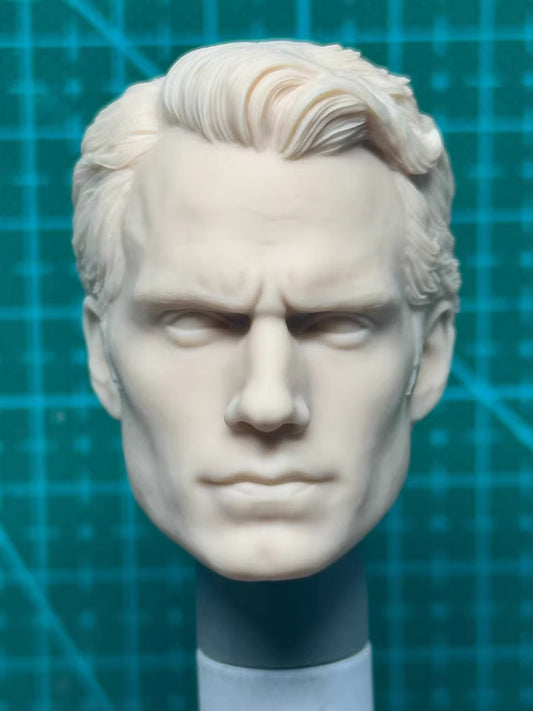 Henry Cavill 1/6 scale unpainted head sculpt Superman