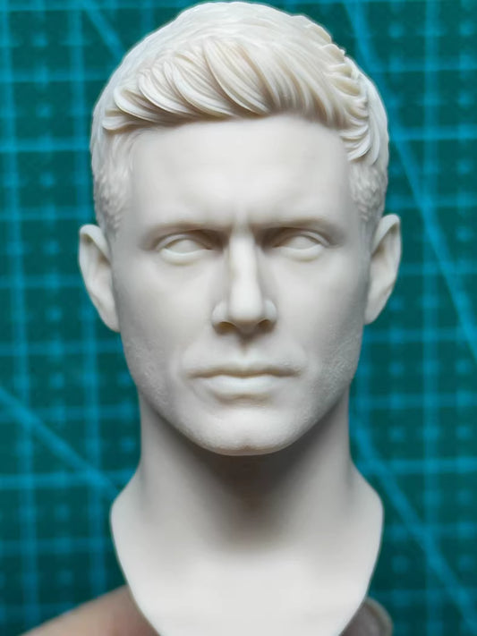 Jensen Ackles 1/6 scale unpainted head sculpt
