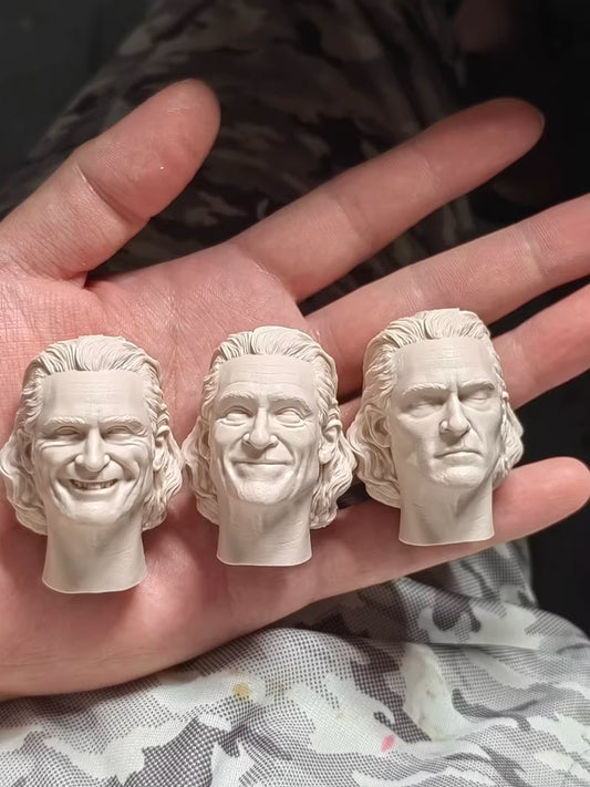 Joaquin Phoenix Joker 1/6 scale unpainted head sculpt
