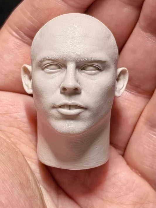 Ronaldo Luiz Nazario De Lima 1/6 scale unpainted head sculpt
