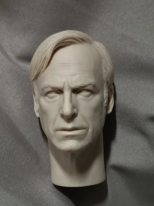 Bob Odenkirk Saul Goodman 1/6 scale unpainted head sculpt