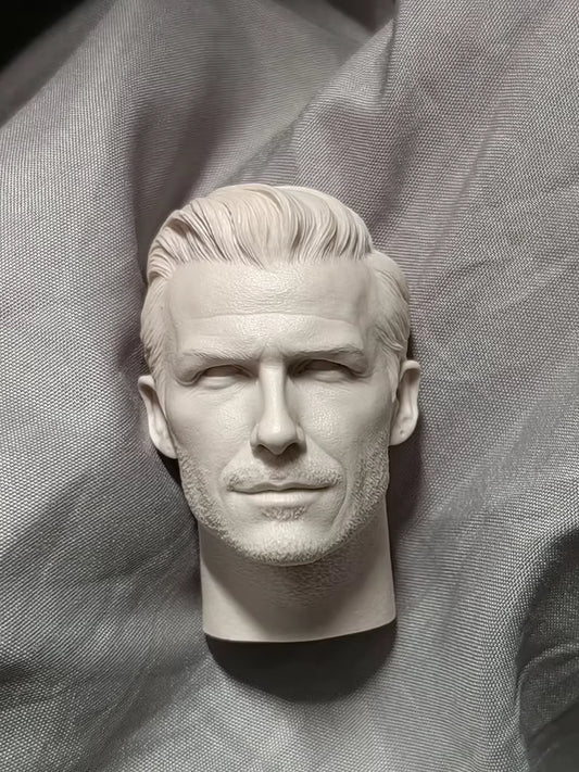 David Robert Joseph Beckham 1/6 scale unpainted head sculpt