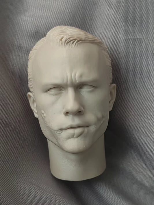 Heath Ledger Joker 1/6 scale unpainted head sculpt
