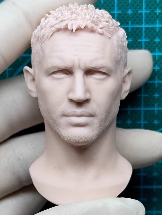 Tom Hardy 1/6 scale unpainted head sculpt