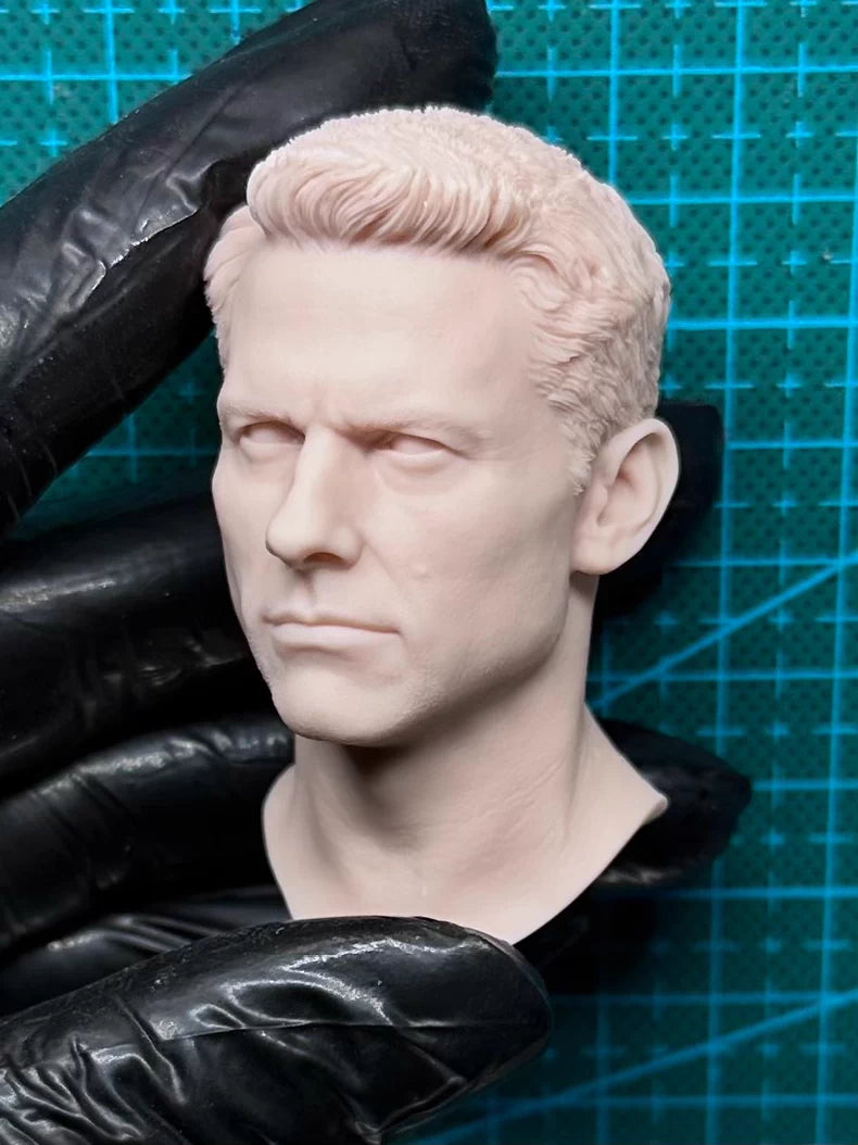 Tom Cruise 1/6 scale unpainted head sculpt