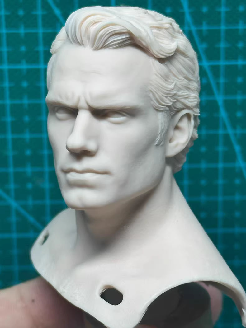 Henry Cavill 1/6 scale unpainted head sculpt