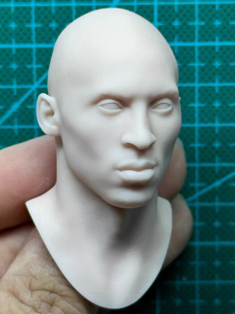 NBA Kobe Bryant 1/6 scale unpainted head sculpt