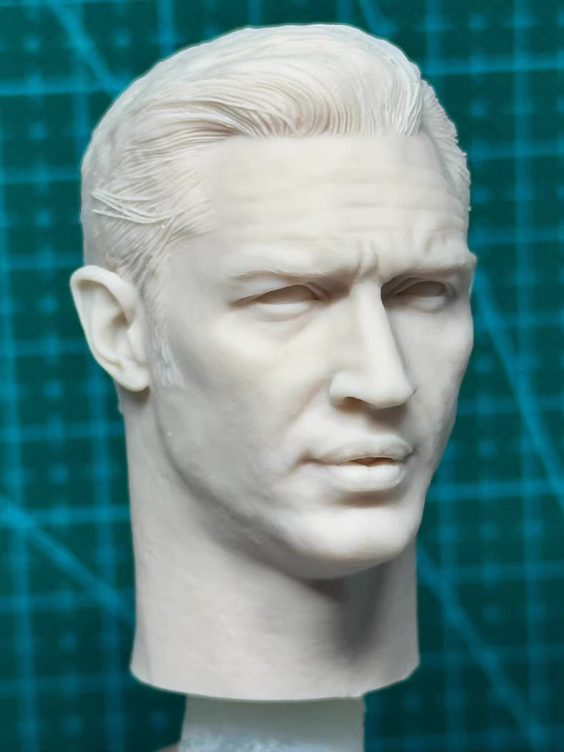 Tom Hardy 1/6 scale unpainted head sculpt