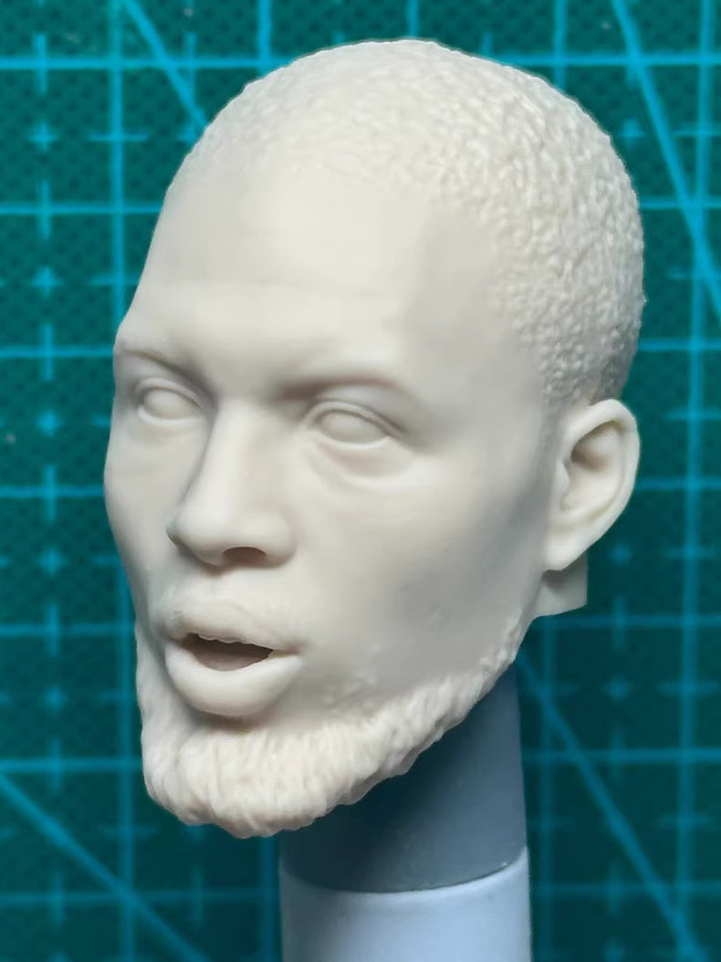 Damian Lillard 1/6 scale unpainted head sculpt