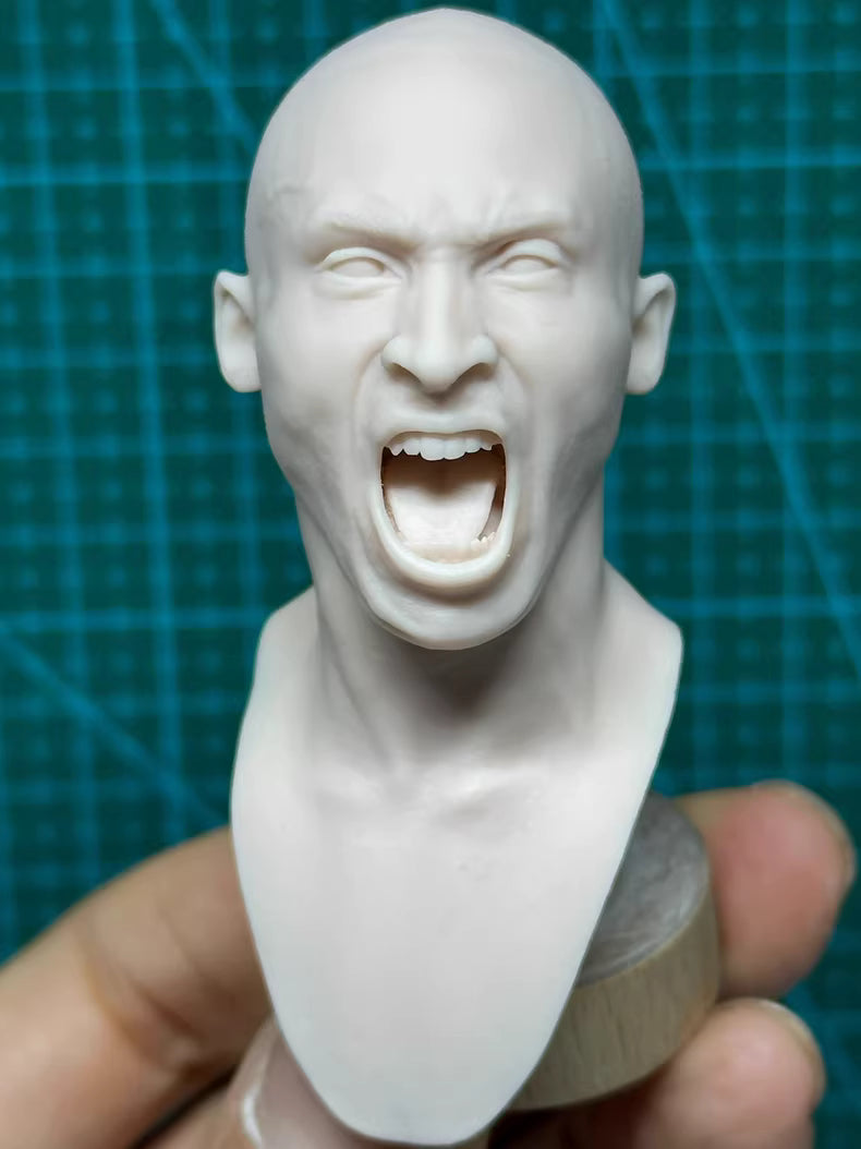 Kobe Bryant 1/6 scale unpainted head sculpt NBA