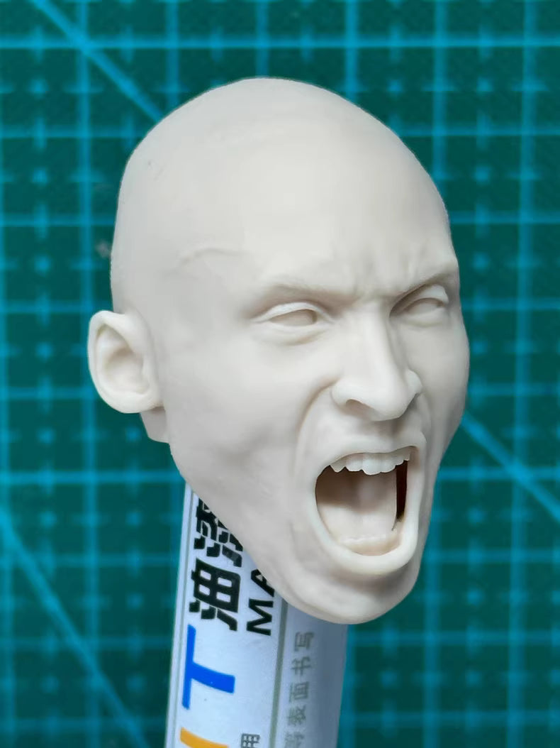 Kobe Bryant 1/6 scale unpainted head sculpt