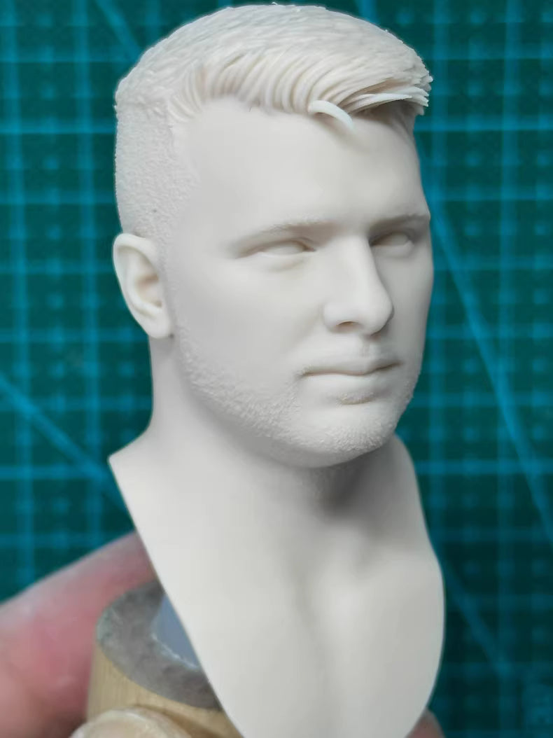 Luka Dončić 1/6 scale unpainted head sculpt