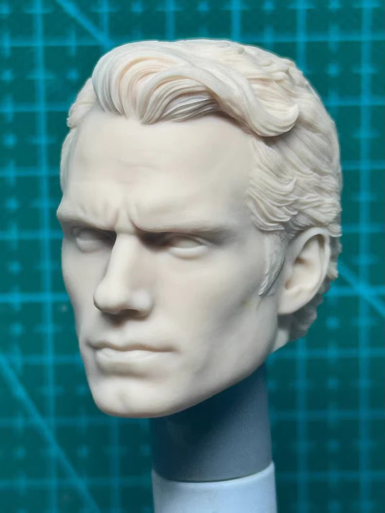 Henry Cavill 1/6 scale unpainted head sculpt Superman