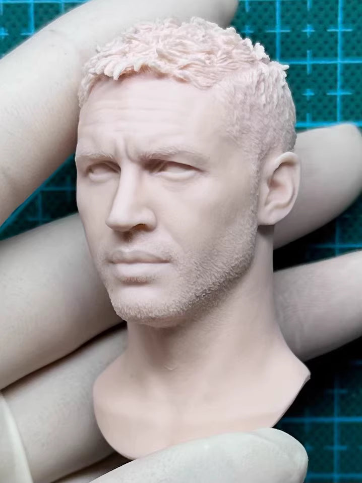 Tom Hardy 1/6 scale unpainted head sculpt