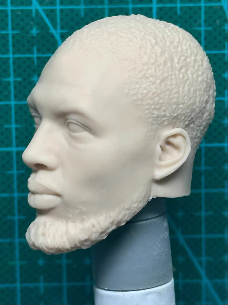 Damian Lillard 1/6 scale unpainted head sculpt