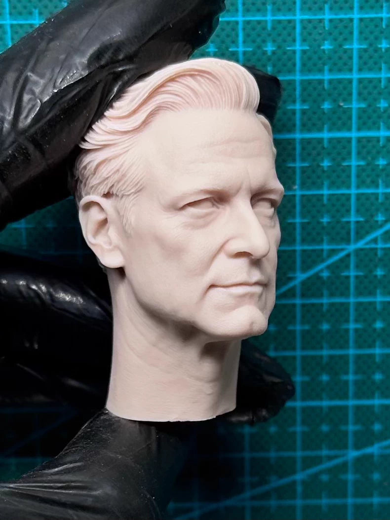 Colin Firth Kingsman 1/6 scale unpainted head sculpt
