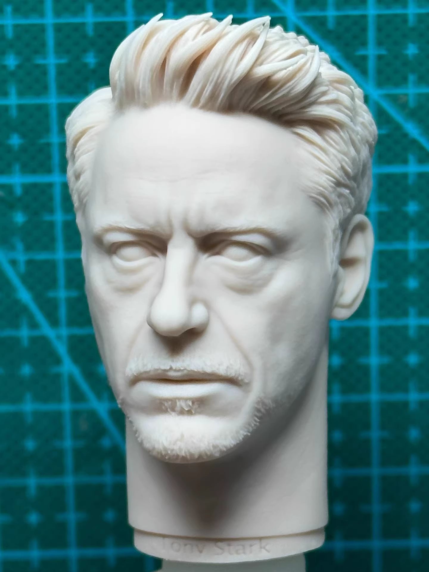 Robert Downey Jr. Iron man 1/6 scale unpainted head sculpt