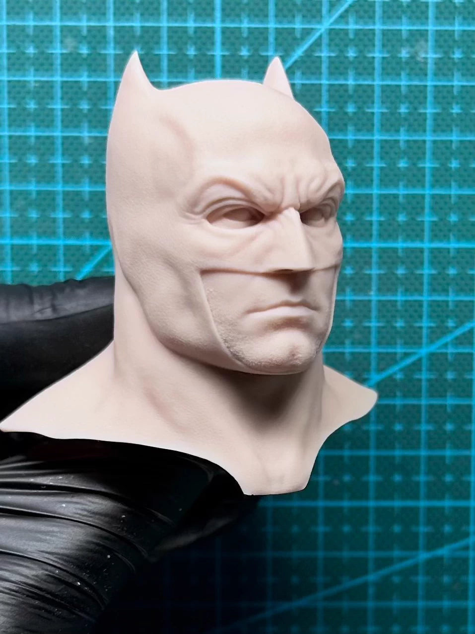 Batman 1/6 scale unpainted head sculpt