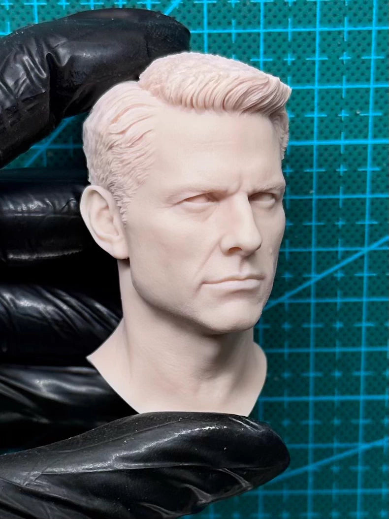 Tom Cruise 1/6 scale unpainted head sculpt