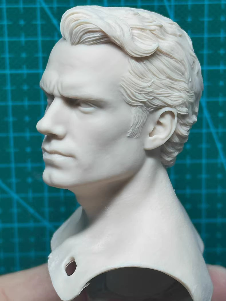 Henry Cavill 1/6 scale unpainted head sculpt