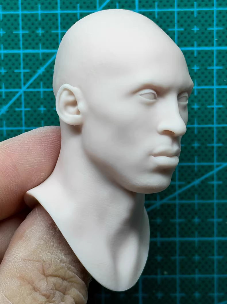 NBA Kobe Bryant 1/6 scale unpainted head sculpt