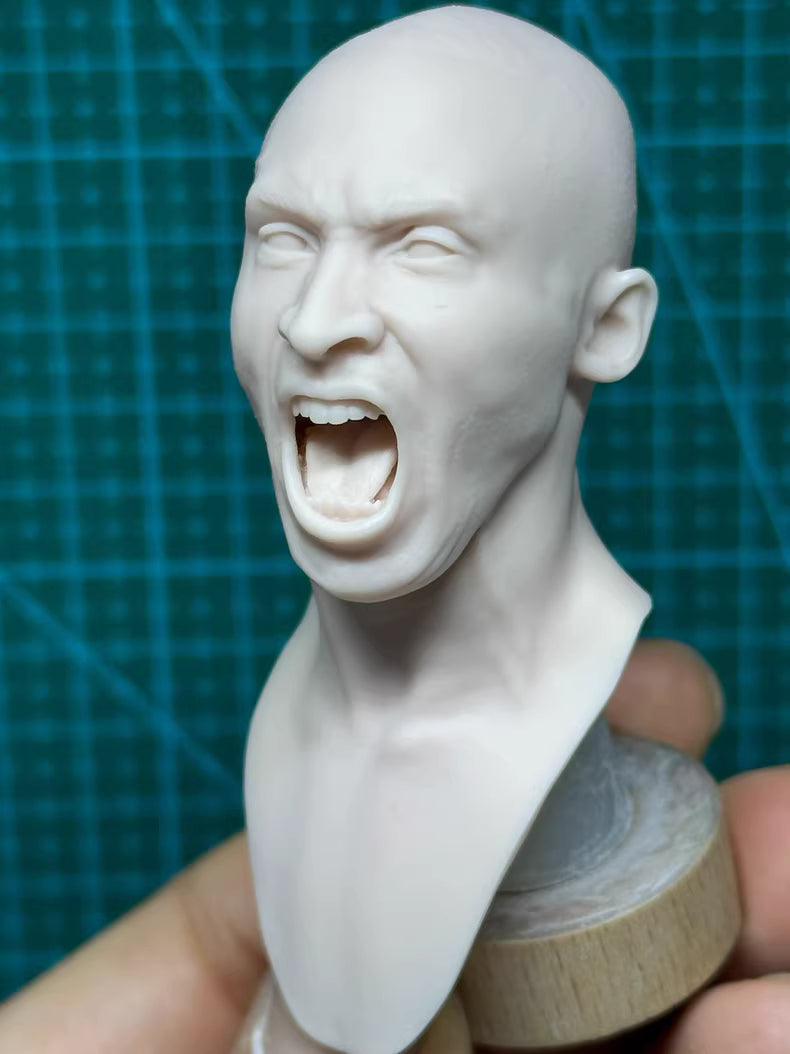 Kobe Bryant 1/6 scale unpainted head sculpt NBA