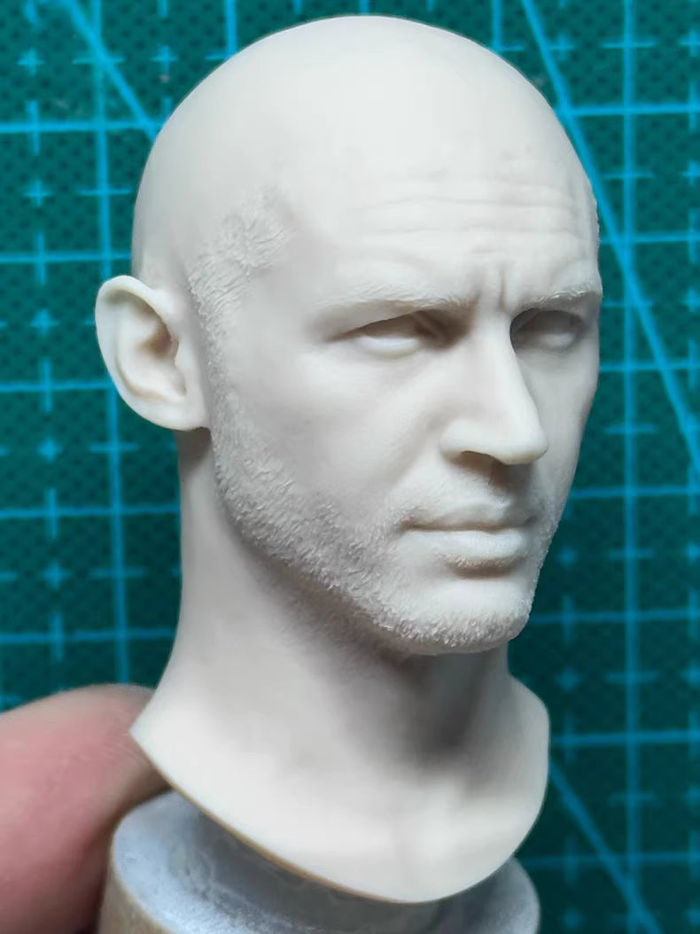 Tom Hardy 1/6 scale unpainted head sculpt