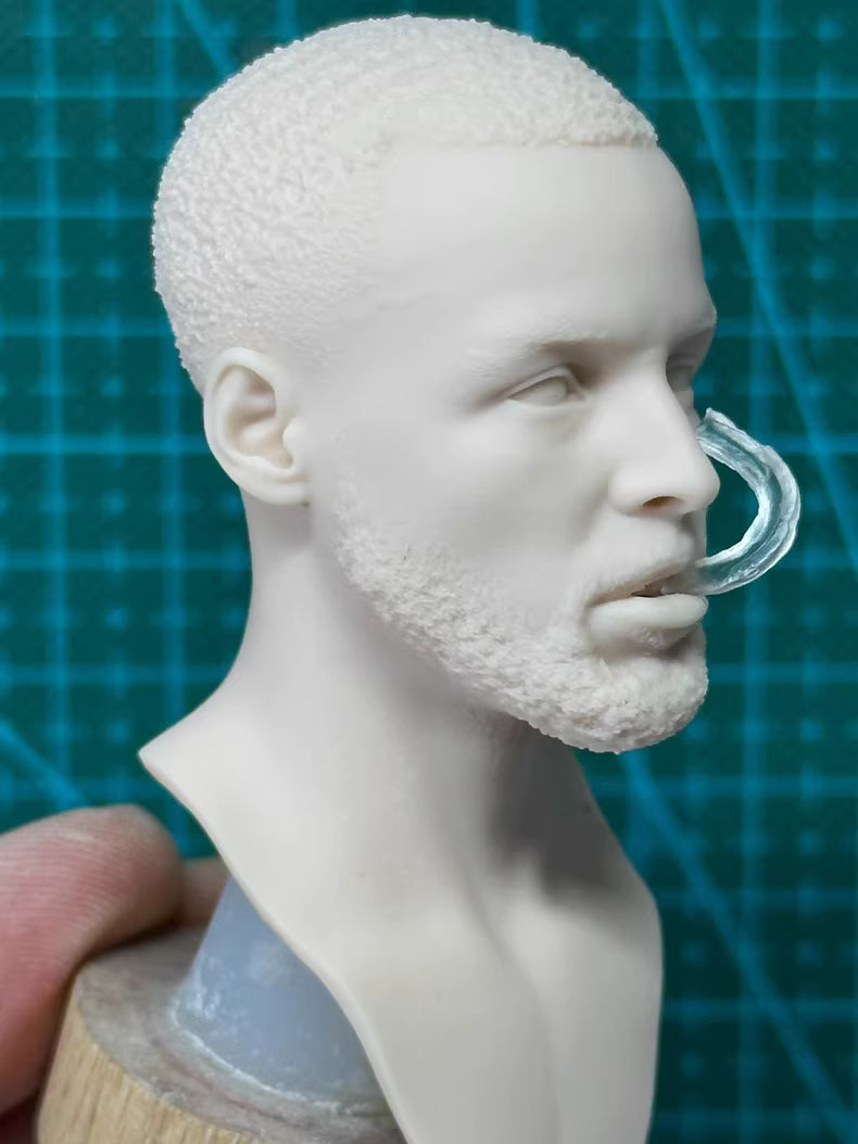 Stephen Curry 1/6 scale unpainted head sculpt NBA