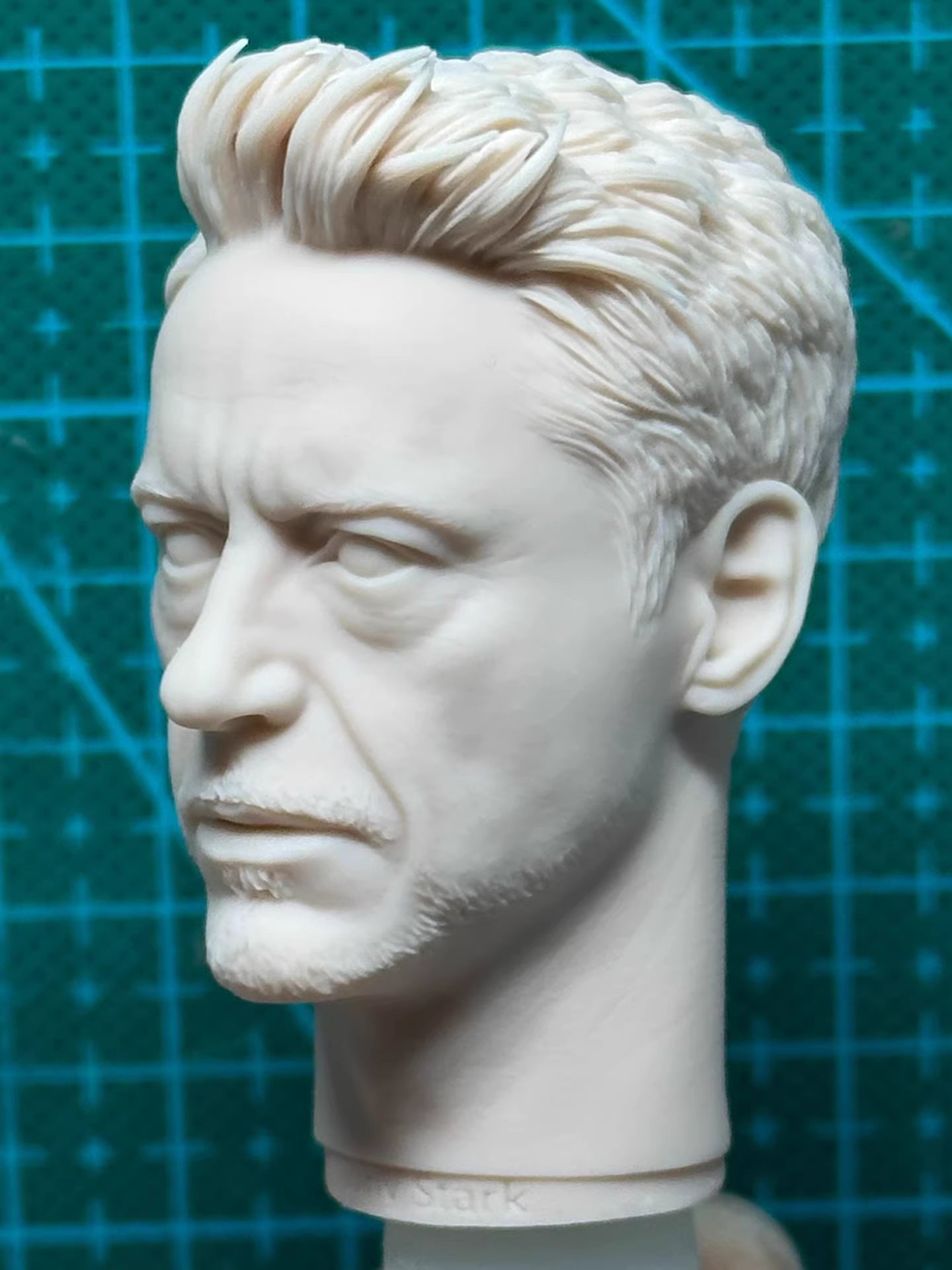 Robert Downey Jr. Iron man 1/6 scale unpainted head sculpt