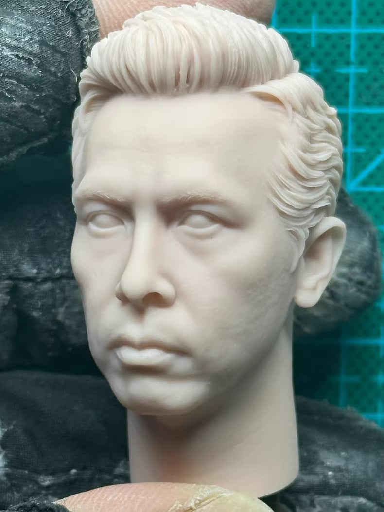 Donnie Yen 1/6 scale unpainted head sculpt