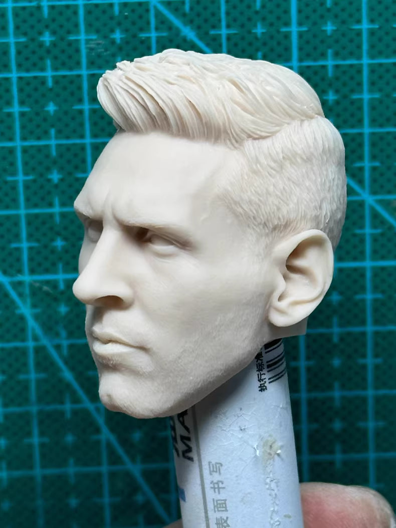 Lionel Messi 1/6 scale unpainted head sculpt