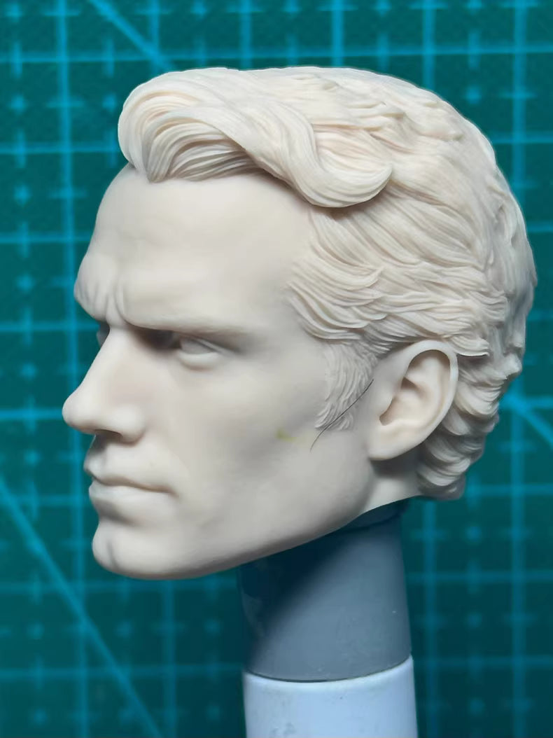 Henry Cavill 1/6 scale unpainted head sculpt Superman
