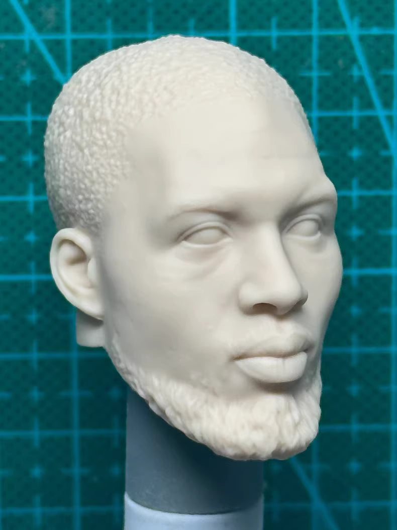 Damian Lillard 1/6 scale unpainted head sculpt
