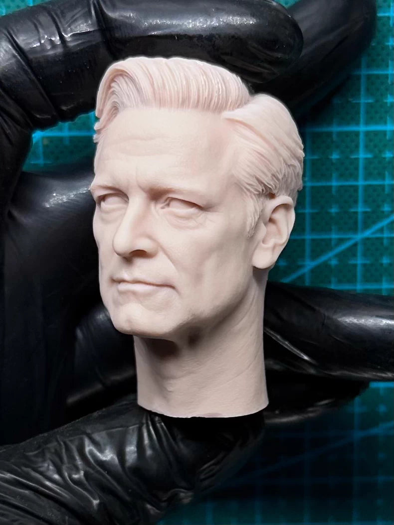 Colin Firth Kingsman 1/6 scale unpainted head sculpt