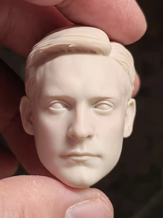 Tobey Maguire 1/6 scale unpainted head sculpt