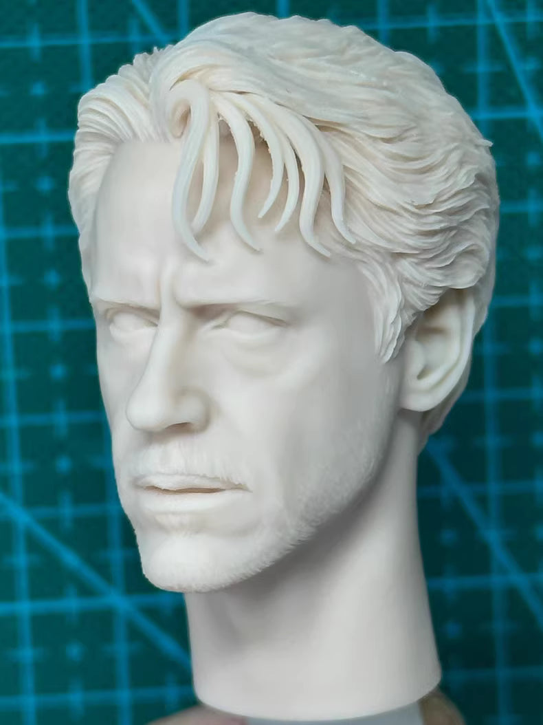 Robert Downey Jr. 1/6 scale unpainted head sculpt IRONMAN
