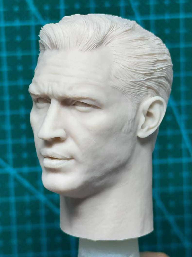 Tom Hardy 1/6 scale unpainted head sculpt