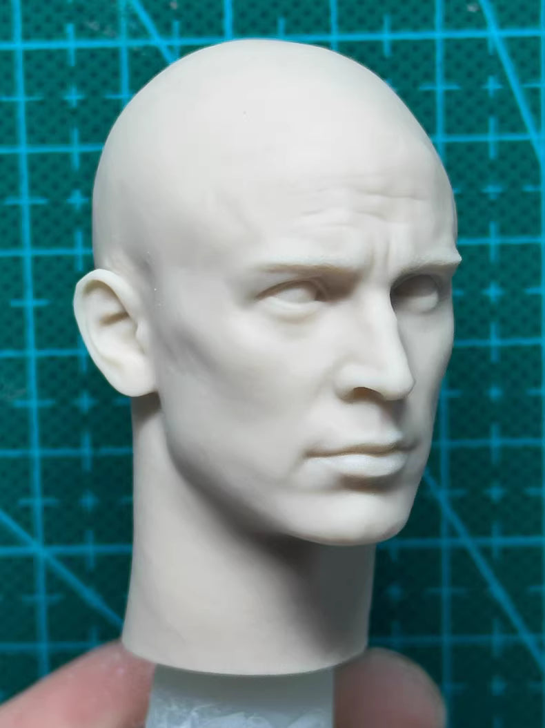 Chris Evans 1/6 scale unpainted head sculpt Captain America Steven Rogers