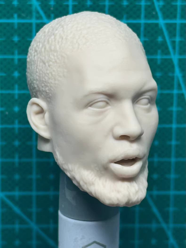 Damian Lillard 1/6 scale unpainted head sculpt