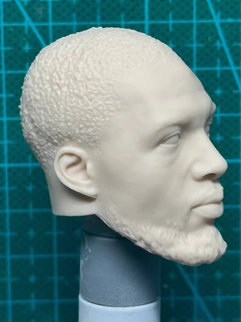 Damian Lillard 1/6 scale unpainted head sculpt