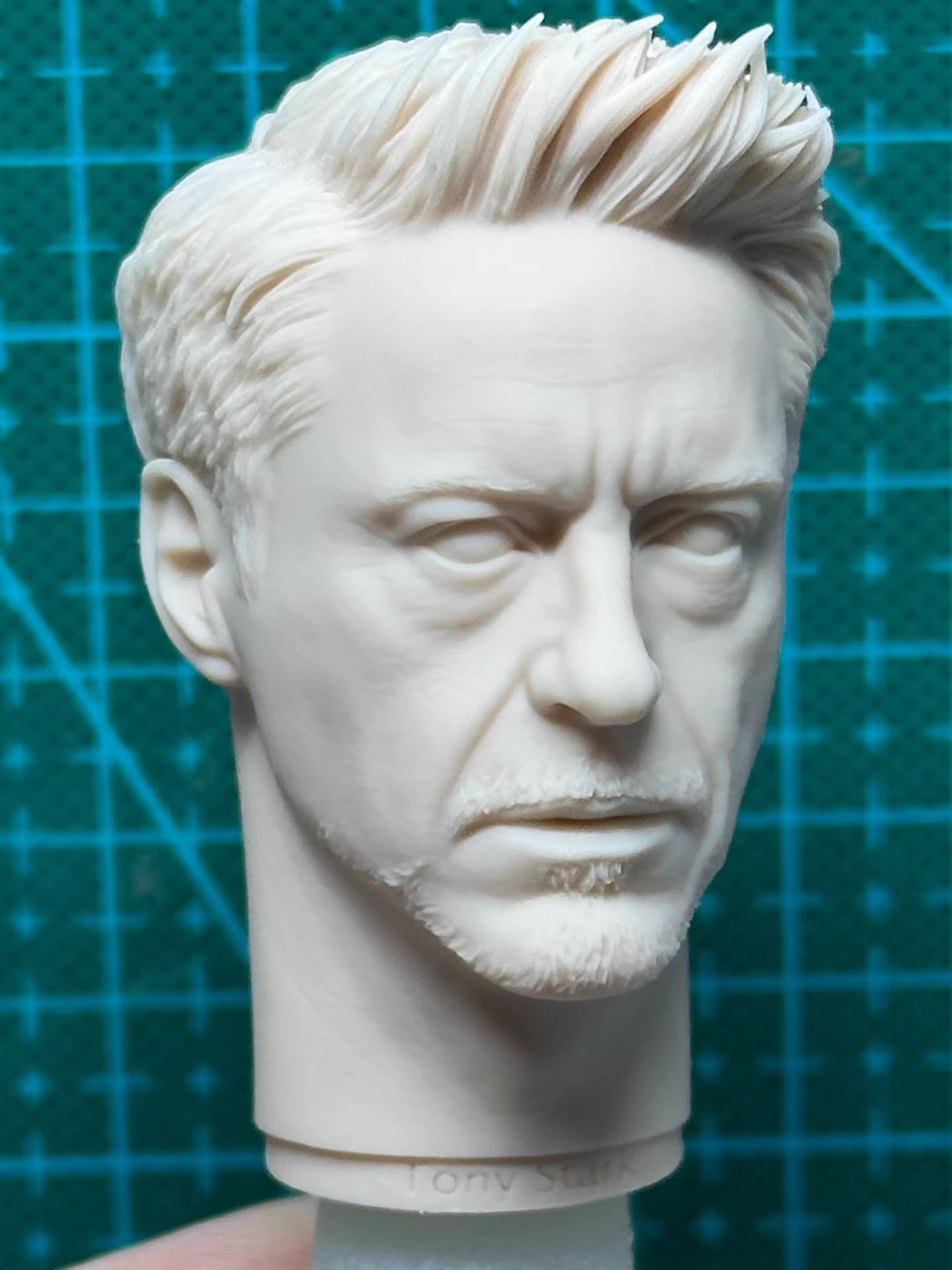 Robert Downey Jr. Iron man 1/6 scale unpainted head sculpt