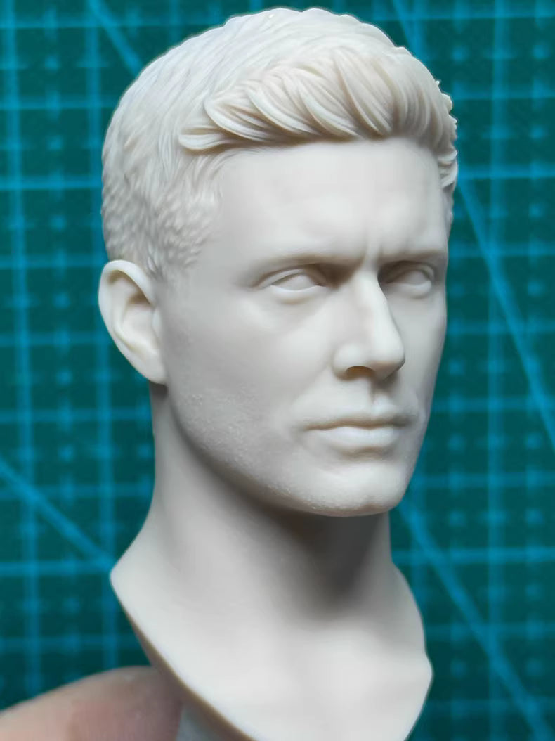 Jensen Ackles 1/6 scale unpainted head sculpt