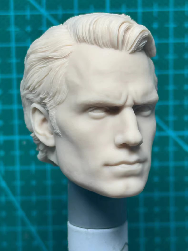 Henry Cavill 1/6 scale unpainted head sculpt Superman