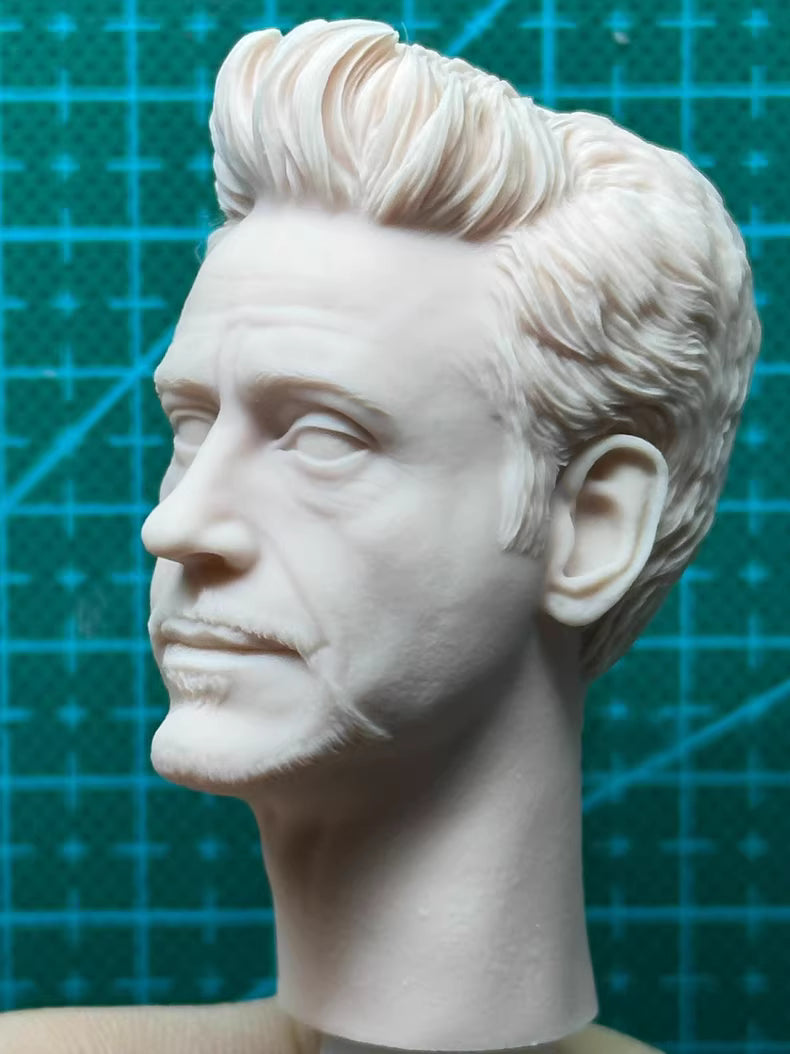 Robert Downey Jr. 1/6 scale unpainted head sculpt Tony Stark