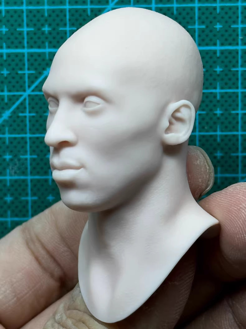 NBA Kobe Bryant 1/6 scale unpainted head sculpt