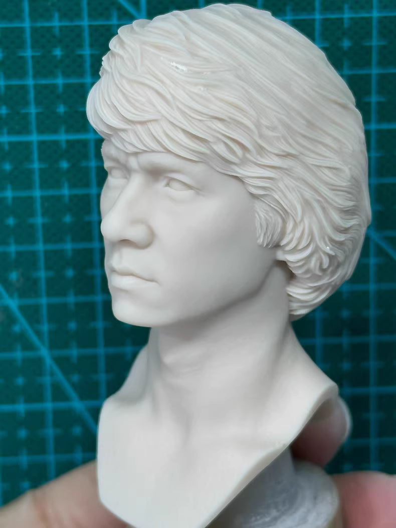 1/6 scale unpainted head sculpt Jackie Chan