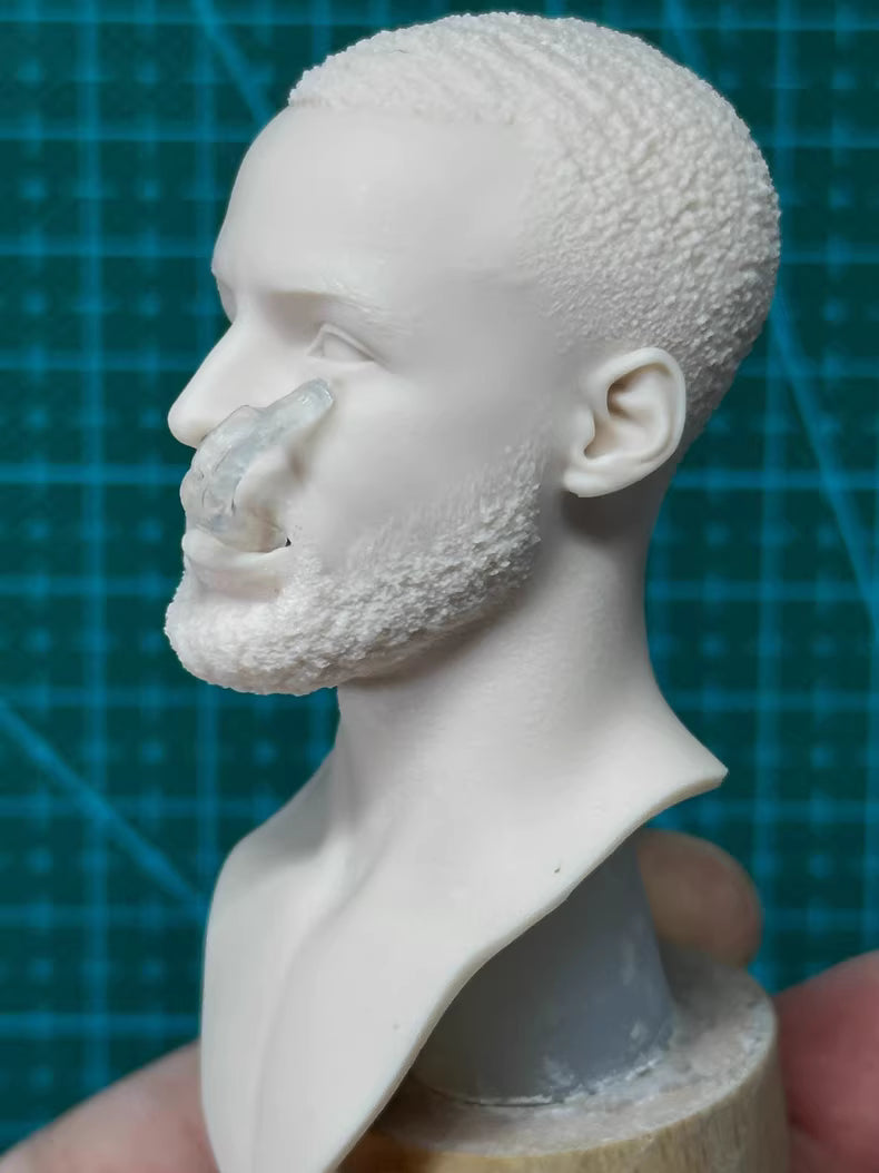 Stephen Curry 1/6 scale unpainted head sculpt NBA
