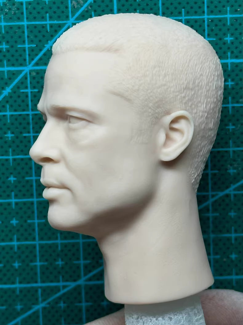 Brad Pitt 1/6 scale unpainted head sculpt