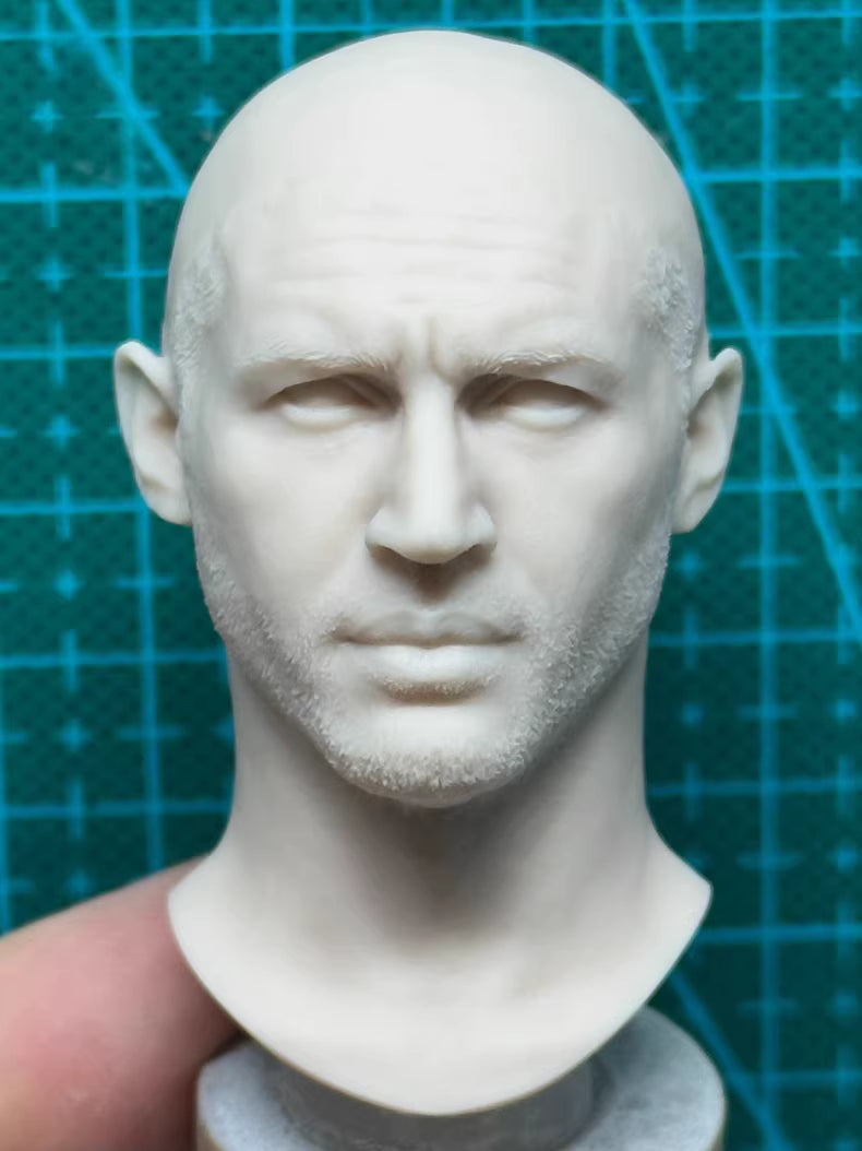 Tom Hardy 1/6 scale unpainted head sculpt