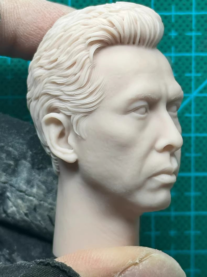 Donnie Yen 1/6 scale unpainted head sculpt